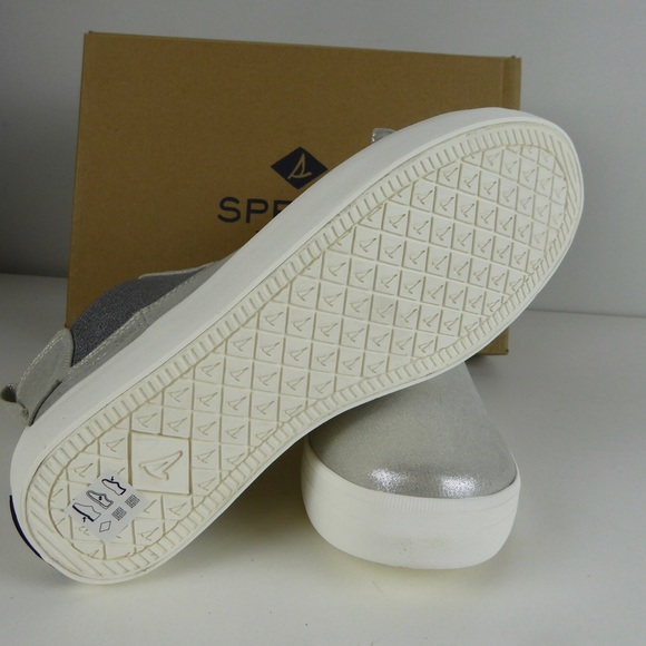 Sperry Crest Mid Champagne Sneaker Bootie Boot NIB - Picture 6 of 7